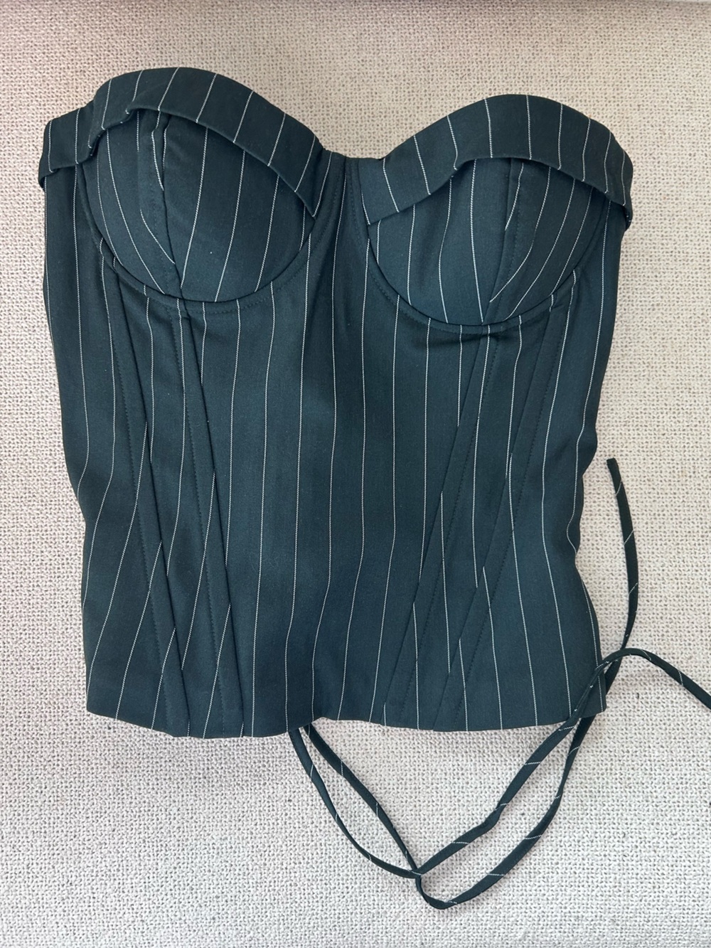 NWT: Naked Wardrobe Sz M midnight teal bustier